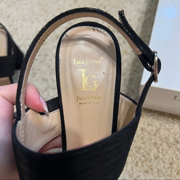 Luca Grossi black heels. Size: 9 1/2 - Picture 15 of 16